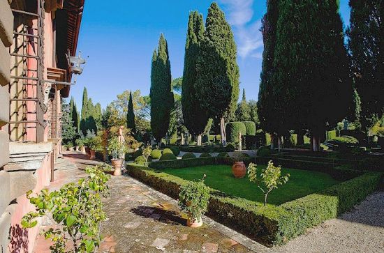 The garden of Villavignamaggio